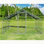 Large Walk-In Metal Chicken Coop with Spire Roof