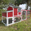 95.3" Portable Chicken Coop with Run — 2–4 Hens